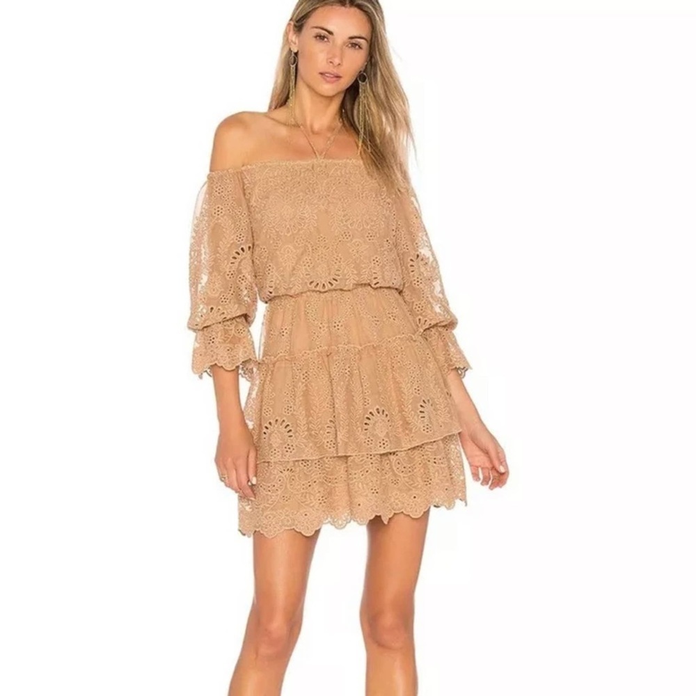 Alice + Olivia: Waylon Off the Shoulder Dress (10)